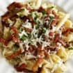 Bacon pasta alfredo